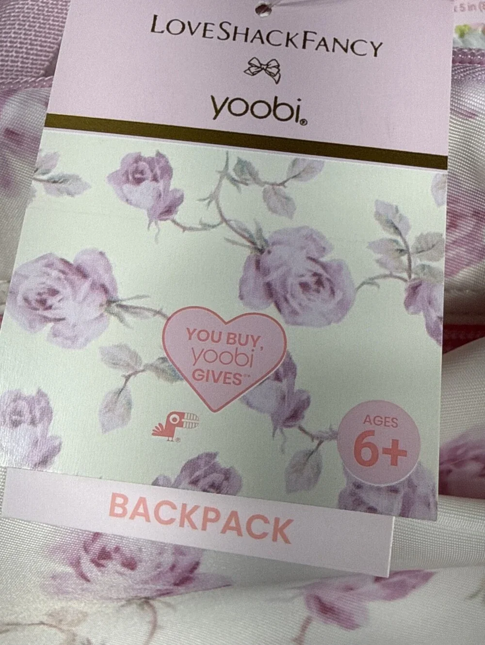LoveShackFancy X Back To School Backpack*Limited Edition* Floral NEW WITH TAGS